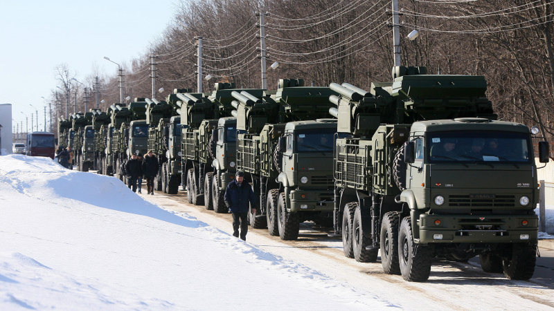 Россия перебросила в Белоруссию дивизион "Панцирей-С"